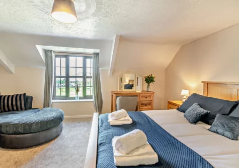 Bedroom #1 at Chestnut Cottage, Stackpole