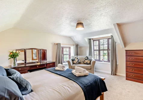 Bedroom #2 at Chestnut Cottage, Stackpole