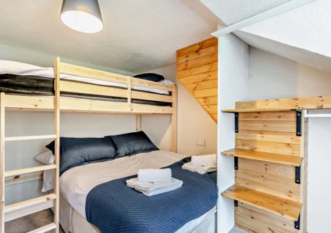 Bedroom #3 at Chestnut Cottage, Stackpole