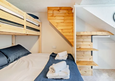 Bedroom #3 at Chestnut Cottage, Stackpole