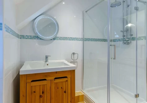 The bathroom at China Cottage, Tenby