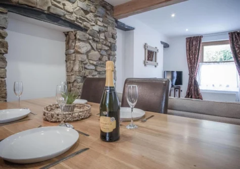 The dining area at Church Terrace, Saundersfoot