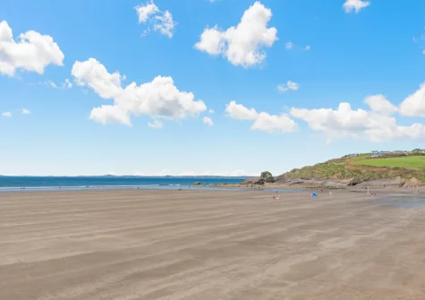 Broad Haven Beach has a large expanse of golden sand for you to enjoy - whether it's a bucket & spade and paddling, or donning a wet suit & hitting the waves