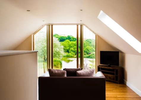 The living area at Clear View, Llawhaden