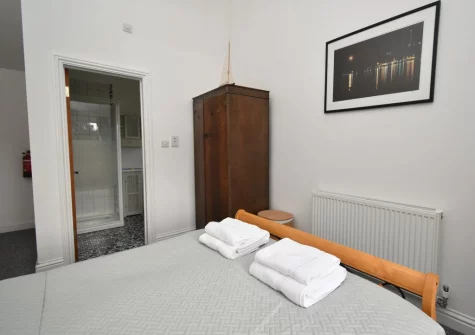 Bedroom #1 at Cleggars Castle, Templeton