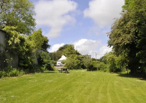 The private garden at Cleggars Castle, Templeton