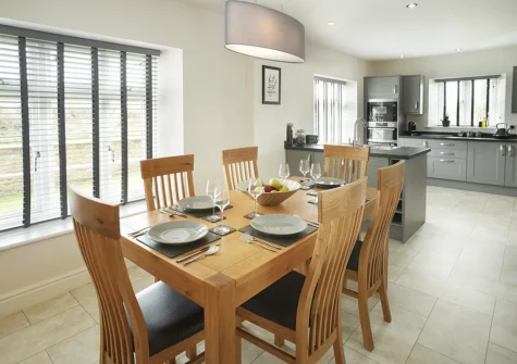 The dining area at Clicketts Heath, Saundersfoot