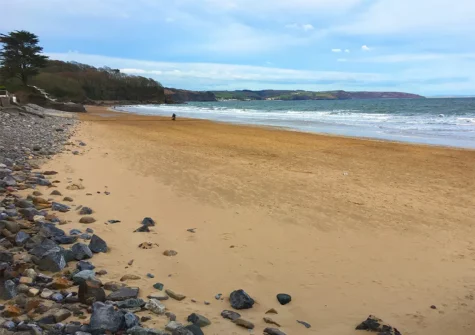 A stroll down the country lane from Clicketts Heath takes you to the golden sands of Saundersfoot beach