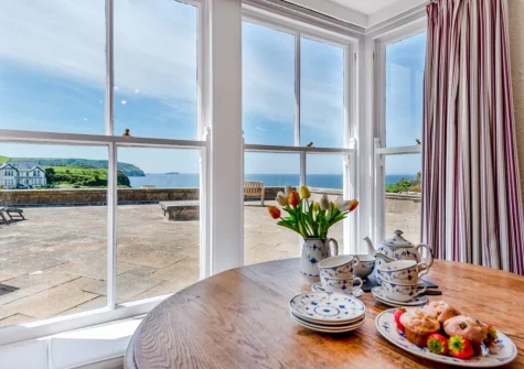 The living room at Cliff Cottage, Little Haven