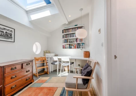 The study at Cliff Cottage, Little Haven