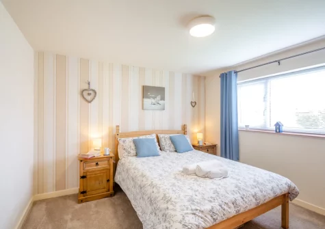 Bedroom #1 at Cludfan, Abersoch