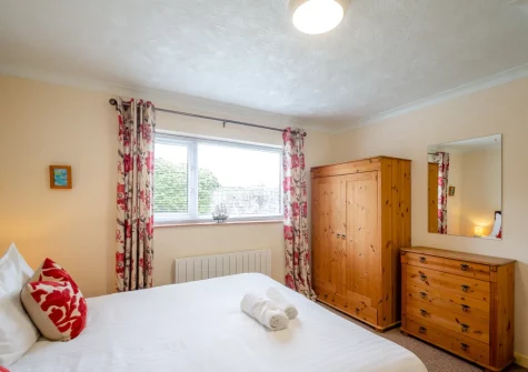 Bedroom #2 at Cludfan, Abersoch