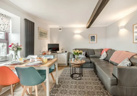 The living & dining area at Coach House, Broad Haven