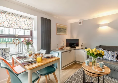 The living & dining area at Coach House, Broad Haven