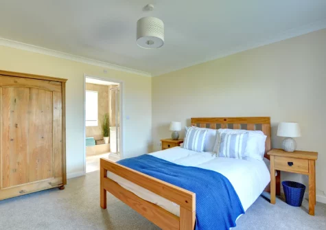 Bedroom #1 at Cockleshell, Amroth