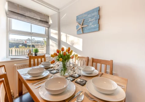 The dining area at Collingwood, Saundersfoot