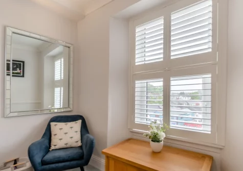 Bedroom #1 at Cove Apartment, Tenby