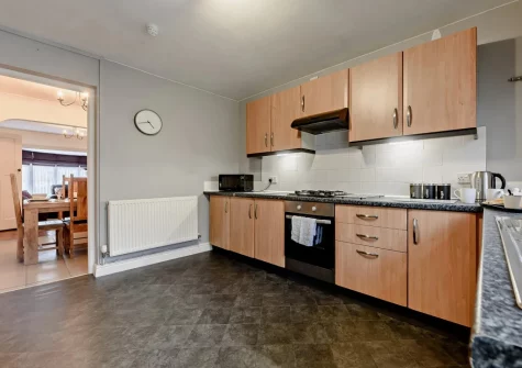 The kitchen at Cresborough, Tenby