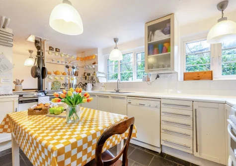 The kitchen at Curlew Cottage, Manorbier