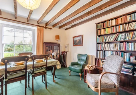 The dining room at Curlew Cottage, Manorbier