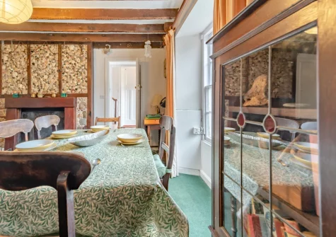 The dining room at Curlew Cottage, Manorbier