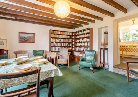 The dining room at Curlew Cottage, Manorbier