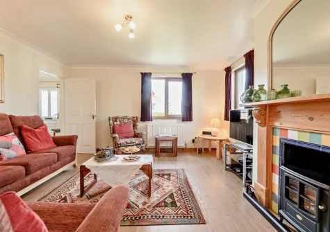 The living room at Curlew House, Broad Haven