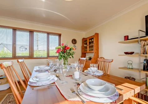 The dining room at Curlew House, Broad Haven