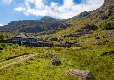 Cwm Glas Bach, boasting numerous original features, is a traditional Welsh stone cottage in a truly magnificent location