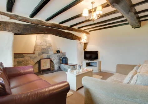 The living room at Cwm Mawr, Cwmystradllyn