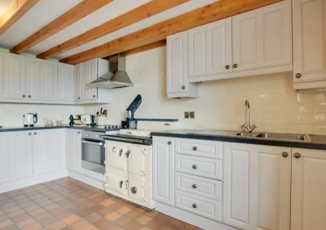 The kitchen at Cwm Mawr, Cwmystradllyn