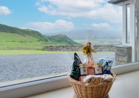 Enjoy remarkable panoramic views from many rooms when you stay at Cwm Mawr, Cwmystradllyn