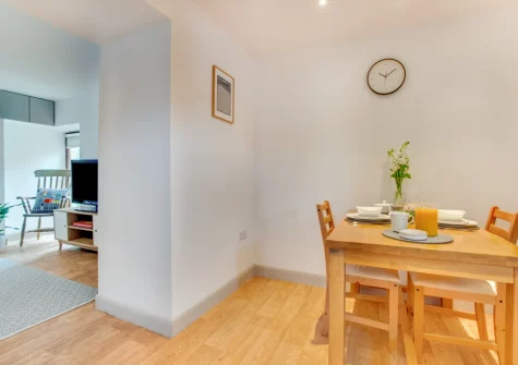 The dining area at Cwt y Bugail, Rhoscefnhir