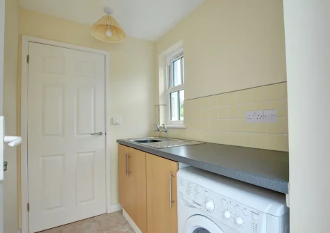 The utility room at Driftwood, Amroth