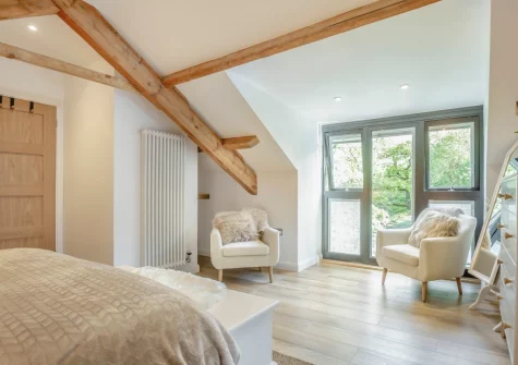 Bedroom #1 at Drws Y Coed, Capel Curig
