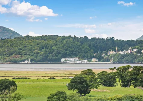 Enjoy stunning views towards Portmeirion when you stay at Dwyryd Estuary View, Talsarnau