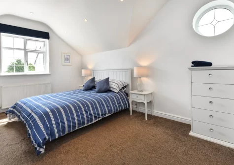 Bedroom #1 at Egryn Bach, Abersoch