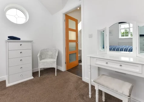 Bedroom #1 at Egryn Bach, Abersoch