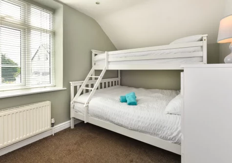 Bedroom #3 at Egryn Bach, Abersoch