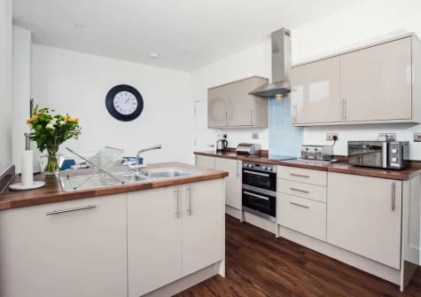 The kitchen at Ein Lle, Tenby