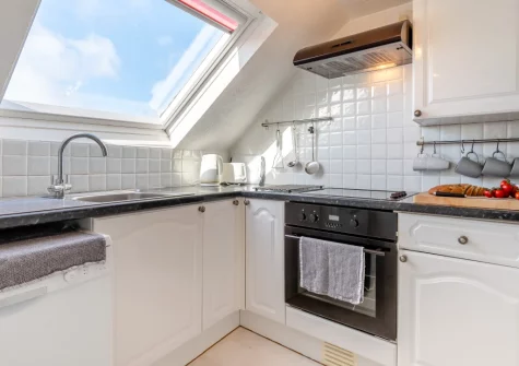 The kitchen at Fisherman's Loft, Tenby
