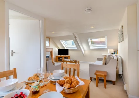 The dining area at Fisherman's Loft, Tenby