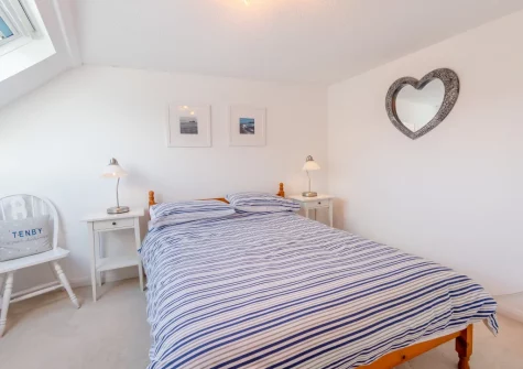 Bedroom #1 at Fisherman's Loft, Tenby