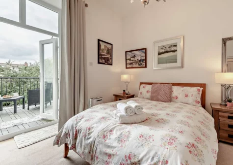 Bedroom #1 at Flat 3, 34 Victoria Street, Tenby