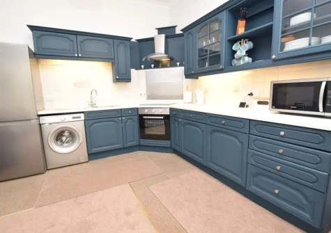 The kitchen at Flat 3, Beaufort House, Tenby