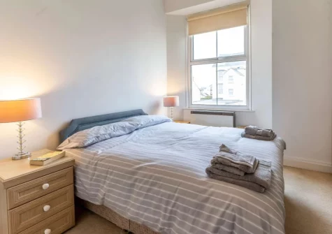Bedroom #1 at Flat 3, Beaufort House, Tenby