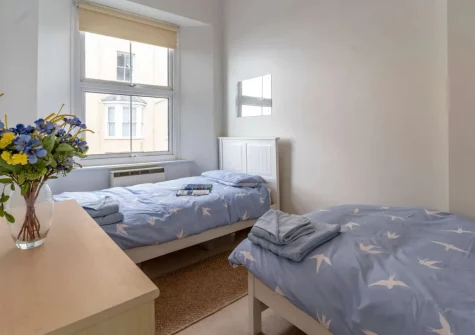 Bedroom #2 at Flat 3, Beaufort House, Tenby