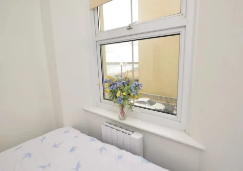 Bedroom #2 at Flat 3, Beaufort House, Tenby