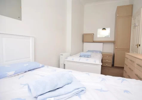 Bedroom #2 at Flat 3, Beaufort House, Tenby