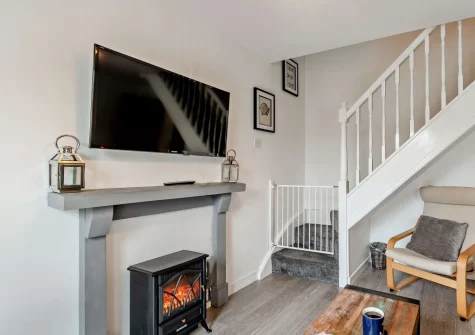 The living area at Foxglove Cottage, Broad Haven